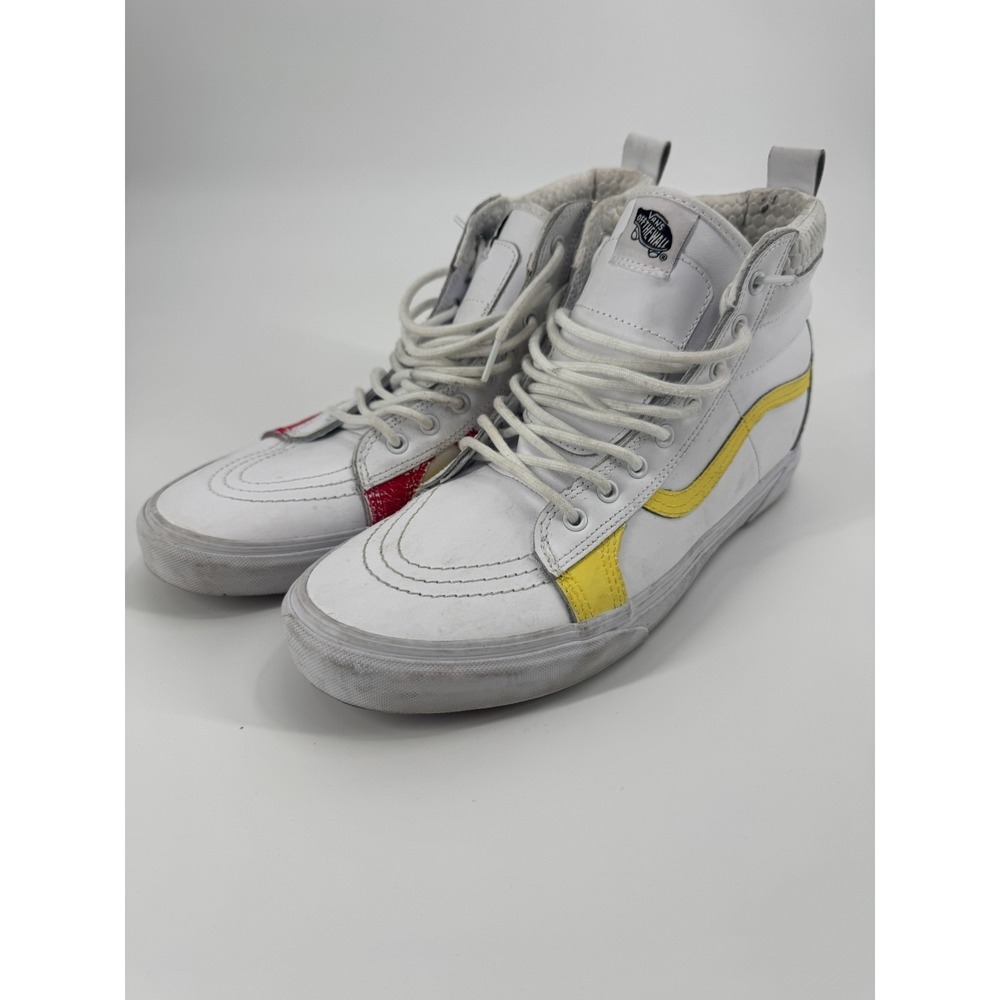 Vans Sk8-Hi 721356 Mens Sneaker 13 Cloud White High Top Lace Up Skateboard Shoes - Picture 1 of 11